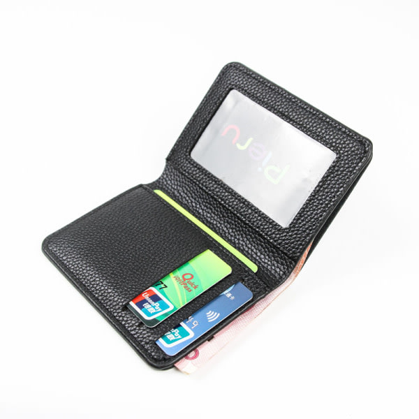 IC Korthållare / plånbok med ID-ficka Svart Svart
