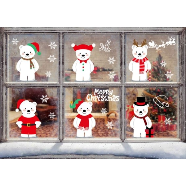 Christmas Window Stickers Christmas Stickers Dekoration DIY Windo qd bäst