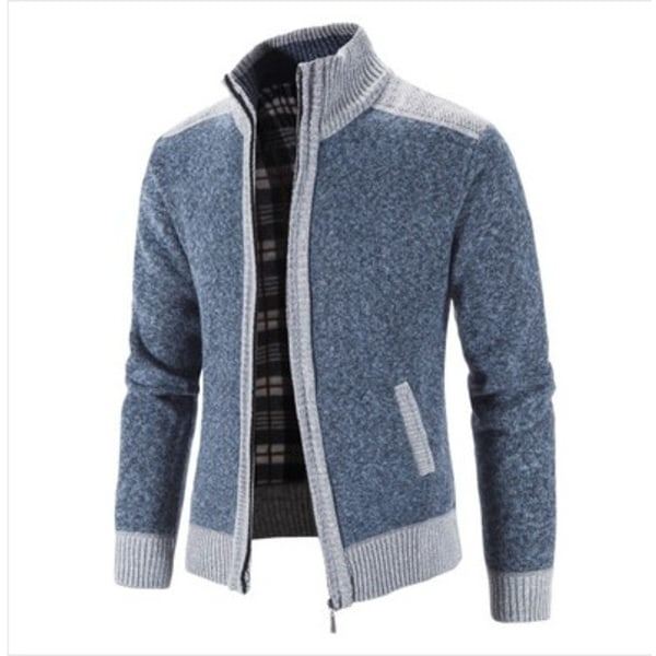 IG Glidelås Herre Cardigan med Lomme Polyester Presis