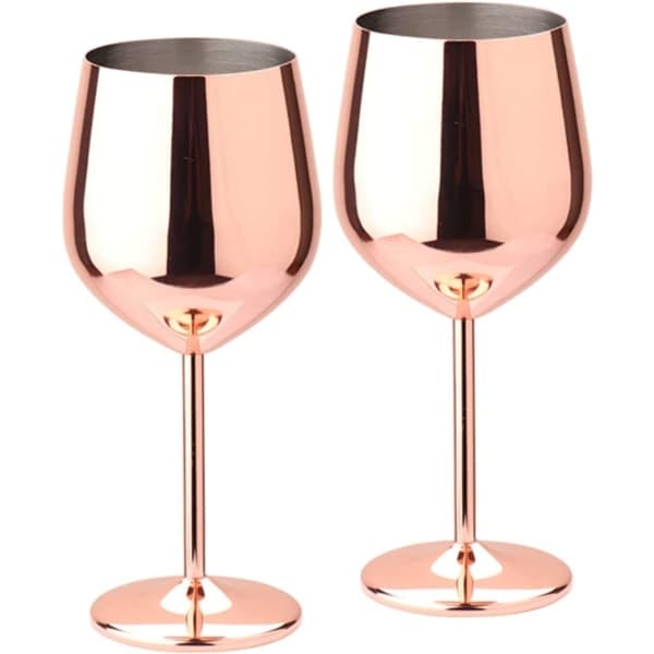 IC Försköna champagneflöjter/glas koppar 2 st -