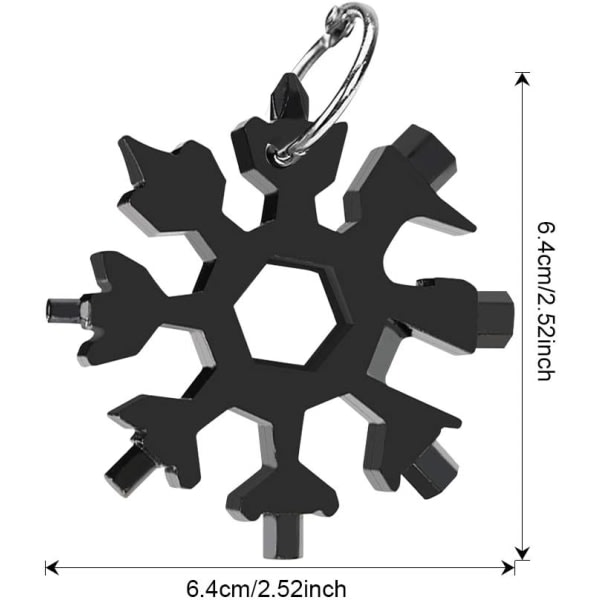 3-pack Snowflake Multi-Tool svart IC