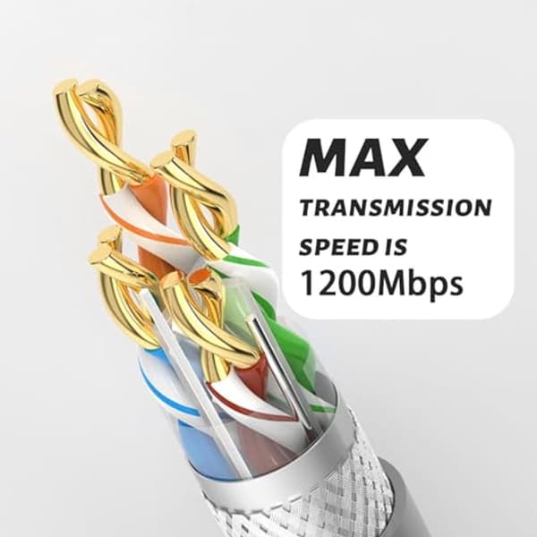 9,14 m Starlink-kabel, Internett-sett Satellitt, Rektangulær satellitterstatningskabel Multifunksjonell grå farge for V2-ledning