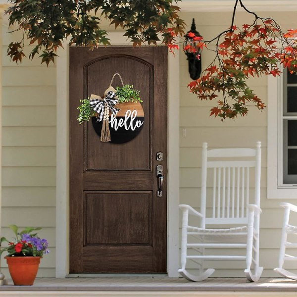 IC Välkomstskylt för ytterdörr Dörrskylt Farmhouse veranda för vår sommar höst alla årstider semester Thanksgiving Halloween juldekorationer