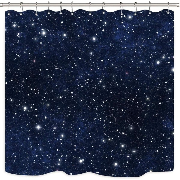 IC Stars Space Duschforhæng Mørkeblå Cosmic Starry Fantasy
