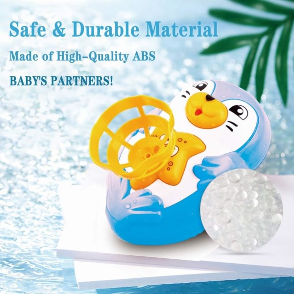 IC Badleksaker for småbarn 3-6 år - Seal Spray Water Toy med 2