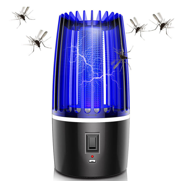 IC Mosquito Killer Lampe, 2 i 1 Elektrisk Mosquito Killer, 360° UV E