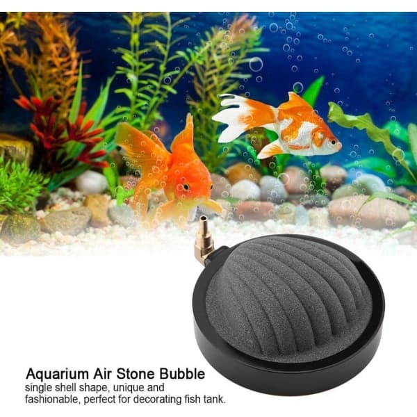 IC Akvarium Luftstein, Bobleluftpumpe Oksygendisk Rund Stein
