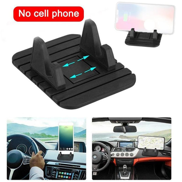 IC Multifunksjon Anti-slip Bil Silikon Holder Matte Pad Dashboard S A1