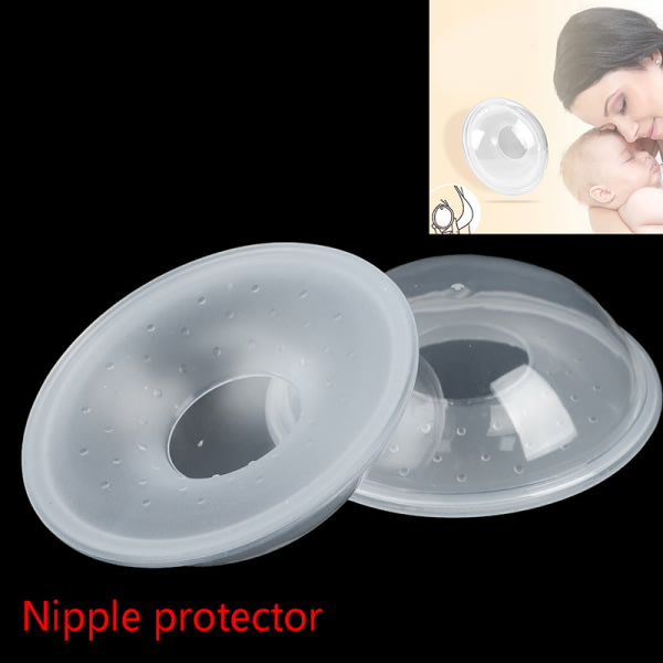 IC Breast Correcting Shell Baby Feeding Milk Saver Protect Sore Ni Clear 2PCS