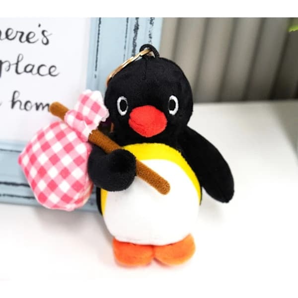 Pingu Traveler Plush Bag Charm Keychain Keyring Accessory Cute Penguin