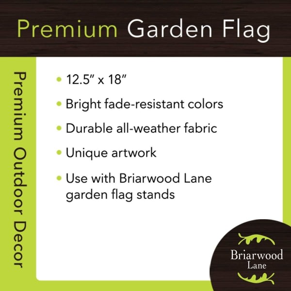 IC Sort Kat Halloween Haveflag Græskar Spooky 12,5\" x 18\" Briarwood Lane