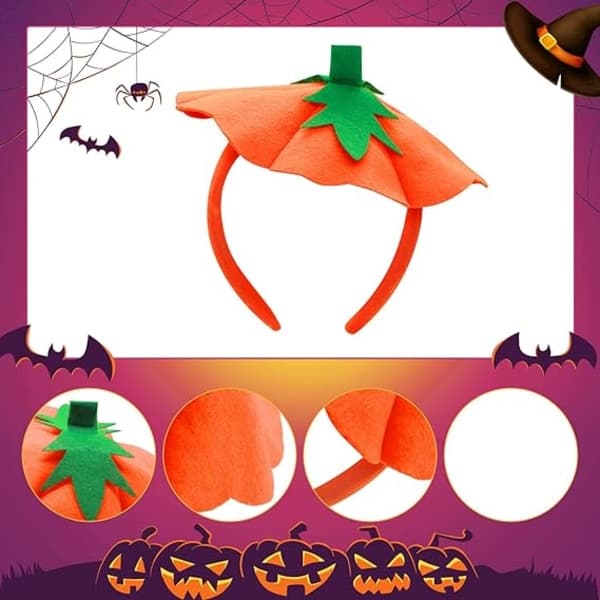 IC Halloween Pannbånd med Gresskar Halloween Kostyme Gresskar Hodeplagg
