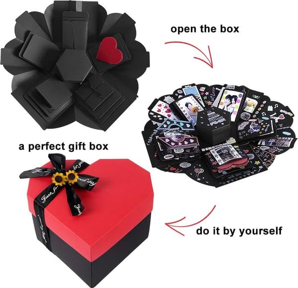 Love Surprise Present Box - Love Explosion Present Box - Explosion - Present Box - Photo Album - Present - Birthday