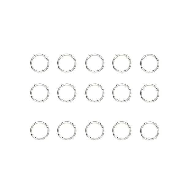 Silver Jump Ring Armband Öppen Ring Chainmail Jump Rings 7X5mm IC