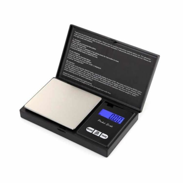 IC Digital Mini Fickvåg, 0,01gr - 200gr Svart