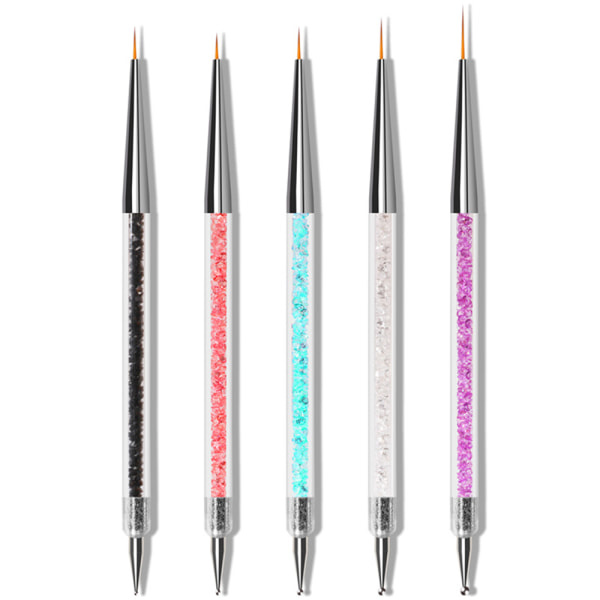 IC Nail Art Liner Borstar, UV-geeli