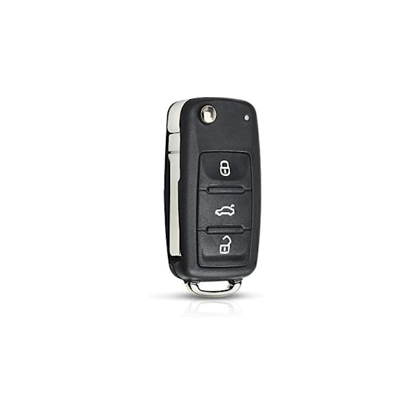 Erstatnings nøkkelskall for VW Volkswagen Golf Mk6 T1guan Polo Passat CC Seat Skoda Octavia 3 knapper