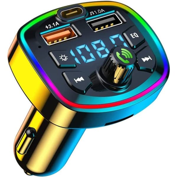IC CNE Bluetooth 5.0 FM-lähetin, auton MP3-soitin, handsfree