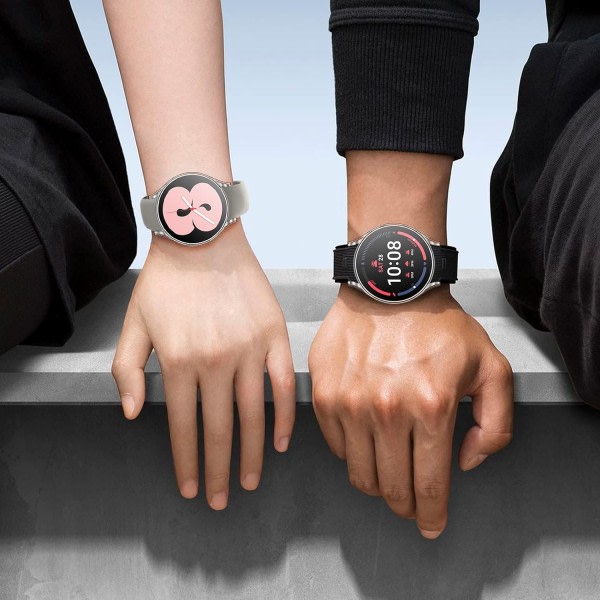 4-pak etui kompatibelt med Samsung Galaxy Watch 4 40mm, blød TPU IC