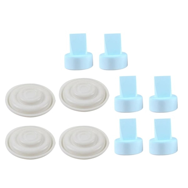 IC Bröstpumpstillbehör Silikon Anknäppsventiler Anti-backflow Isolering Ventiler Set för S2 & 9 Plus Bröstpump Hållbar