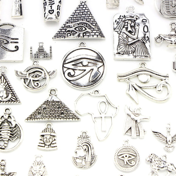 IC 64kpl Muinaisen Egyptin Sarja Riippulukot Ripustus DIY Rannekorut Korut 1set/64pcs