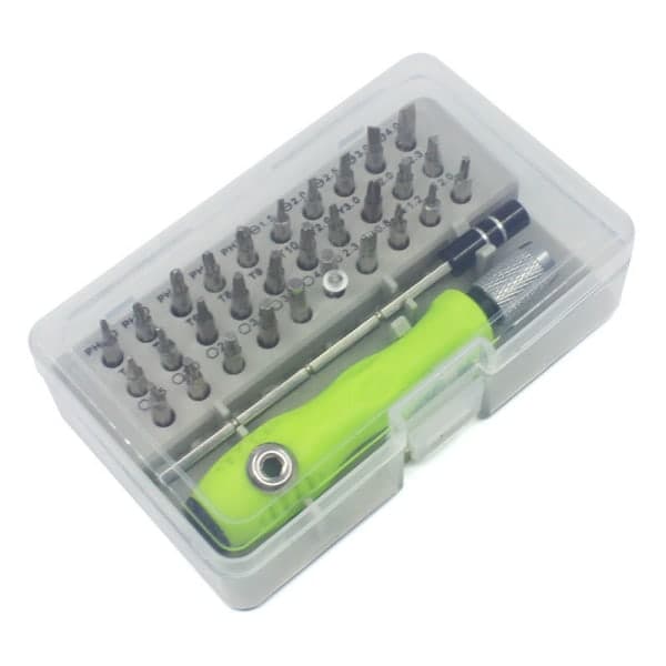 IC Creative 32 i 1 Sett Presisjon Mini Magnetiske Bits Kit Grønn 32 i 1