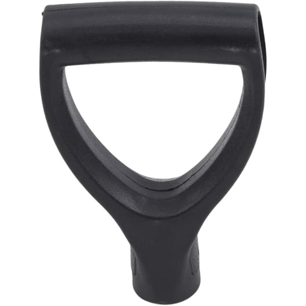 IC D-format plasthandtag spade Byte af håndtag gaffel spade Gravekraftværktøj Sneskovl Spade Plasthandtag, sort