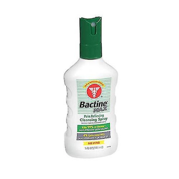 Bactine Max smärtlindrande rengöringsspray, 5 Oz (förpackning med 1)