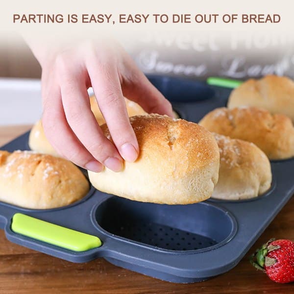 Sæt med 2 Silikon Baguetteforme, Non-Stick