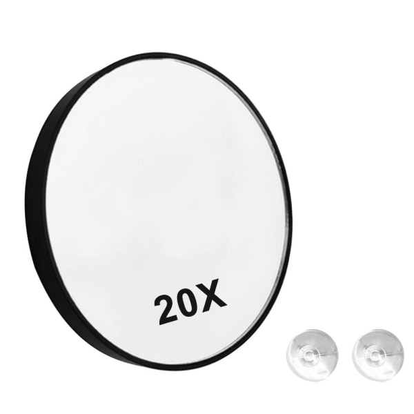 Sminkspegel 20X Forstørringspegel Rund