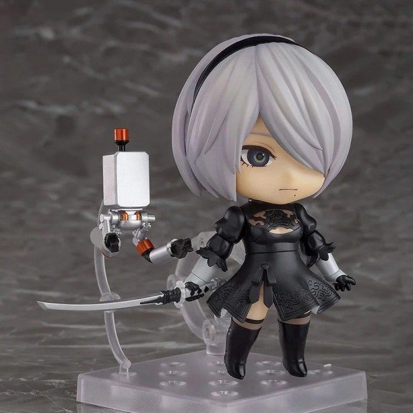 IC 10cm NieR:Automata 2B Animehahmo YoRHa No.2 Typ B Toimintahahmo Musta yksi koko