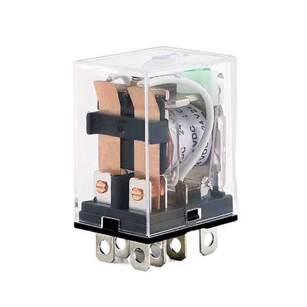 IC 1 stk mikroelektromagnetisk relæ med lys 8-ben JQX-13F AC220 DC24V