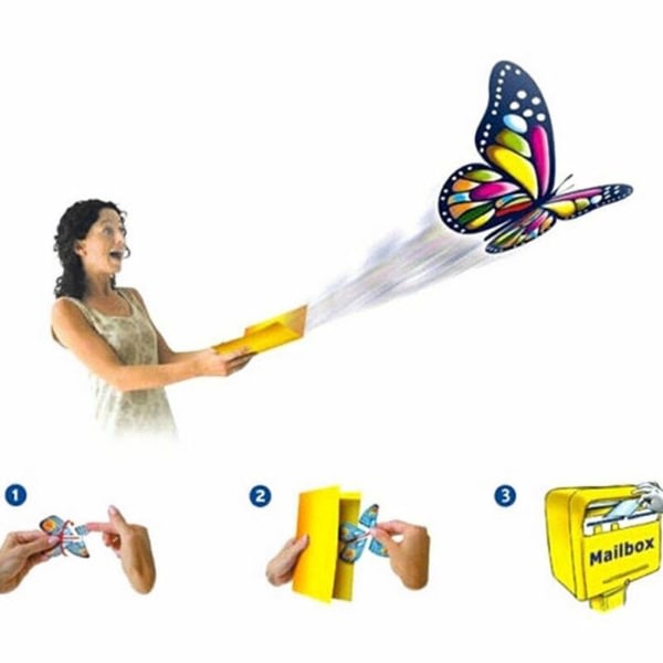 IC 10x Magic Butterfly magic flygande fjärils magic leksakstrick