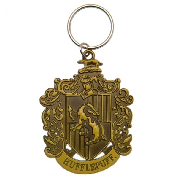 Harry Potter Hufflepuff Metal nøglering One Size Gul Yellow One Size IC