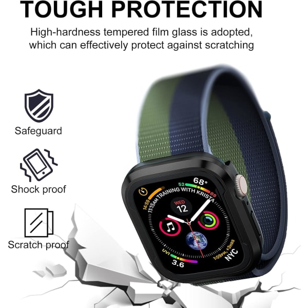 TPU Metal Mixed Case Designad kompatibel for Apple Watch Series SE IC
