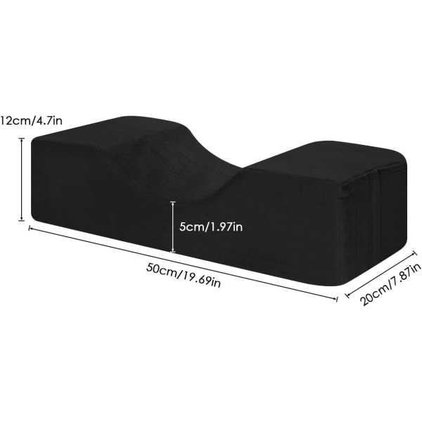 IC Ergonomisk fransförlängningskudde - Memory Foam Lash