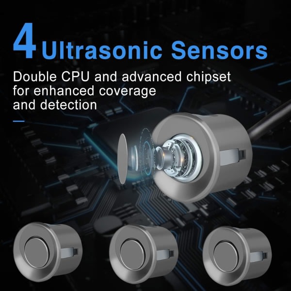 IC Bil baksensor, automatisk parkeringssystem bagradar
