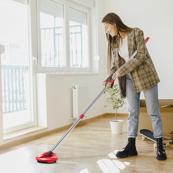 Skrubbebørste, 2x, og roterende moppehode, 1x, erstatning for O Cedar & Vileda EasyWring