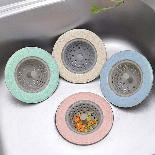 IC Universal Pop Up Sink Plugs, Hårfälla, diskbänkssil diskbänkspropp diskbänkssil mot igensättning av silikon diskbänkssil cover