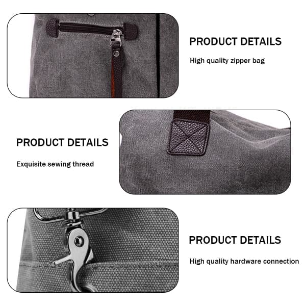 IC Kvinnor Top Handle Satchel Handväskor Tote Purse Axelväska Grå