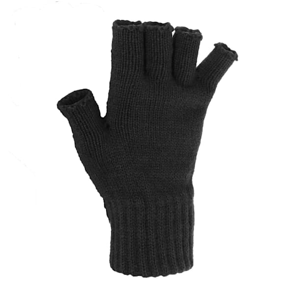 FLOSO Dame/Kvinders Vinter Fingerløse Handsker One Size Sort Black One Size