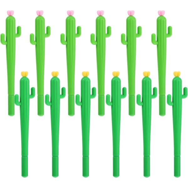 IG Cactus Formed Rollerball Pen Cute Creative 0,5 mm musta mustegeeli