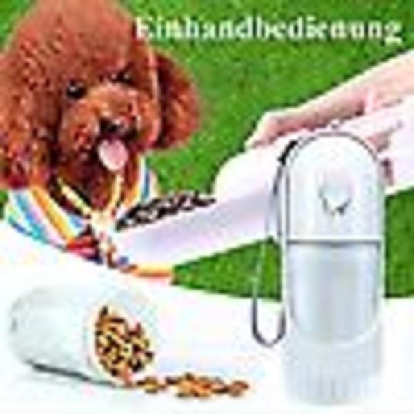IC Hundvattenflaska Hundfoder 2-i-1 Plastflaska, Skjut-in Design