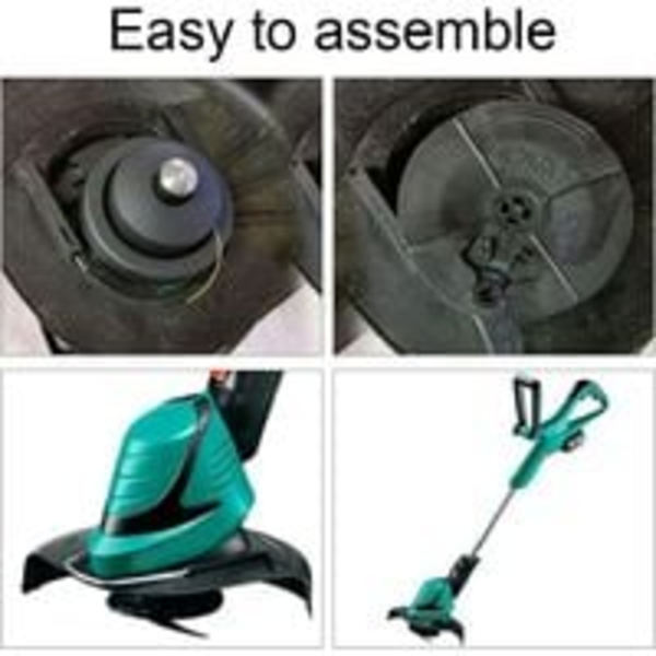 24 stk. Plastgræsklipper-erstatningsklinger - Erstatningsklinger til Bosch Art ART23-18Li Art 26-18Li Trimmer - 84 x 23 x 1 mm