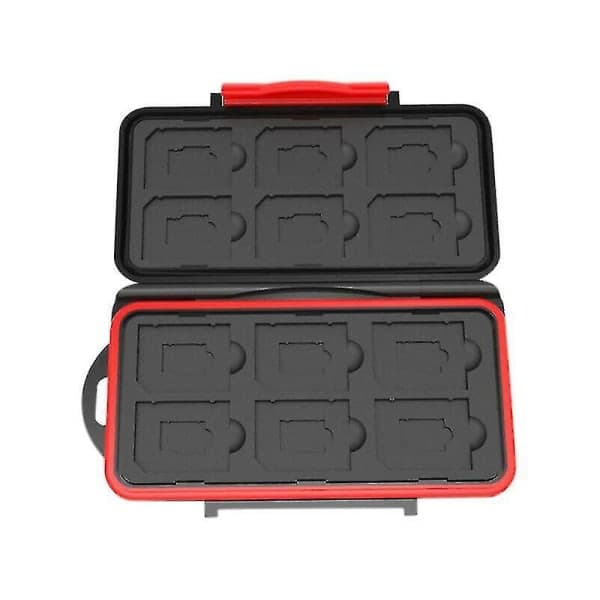 IC 12sd 12tf Slots Case Holder Vandtæt til Flere Formål