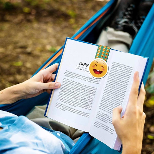 12 kpl magneettiset kirjanmerkit, söpöt emoji-kirjanmerkit, emomoticons-kirjanmerkit, magneettiset kirjanmerkit lapsille, värikkäät söpöt kirjanmerkit opiskelijoille, pojille, tytöille Z emoji