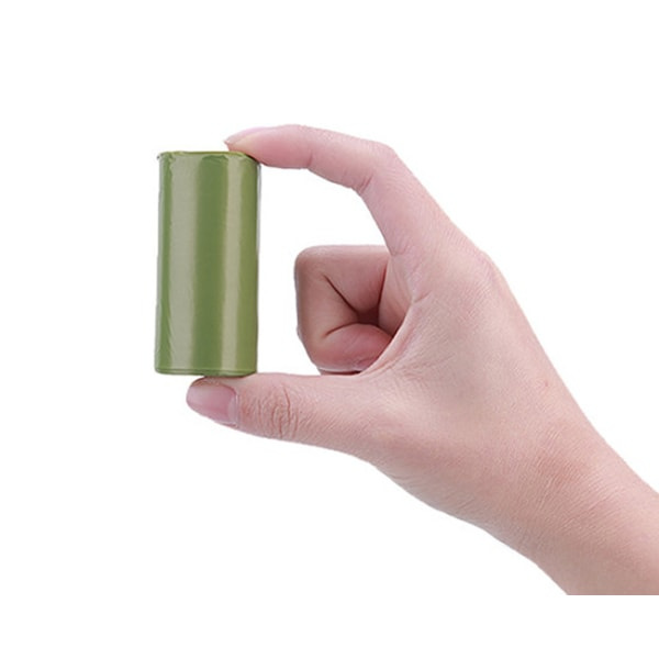 IC Biologiskt Nedbrytbara Hundbajspåsar, Miljövänliga Cob Dog Bajspåsar (4 Gröna Doftrullar + 1 Dispenser)