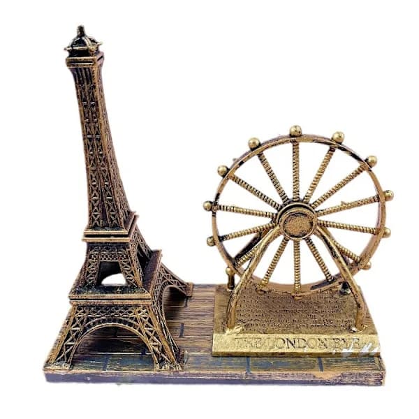 1069 Creative Student Gift Antique Ferris Wheel Iron Tower Ornament Student Gift Desk Decoration bronze bronze