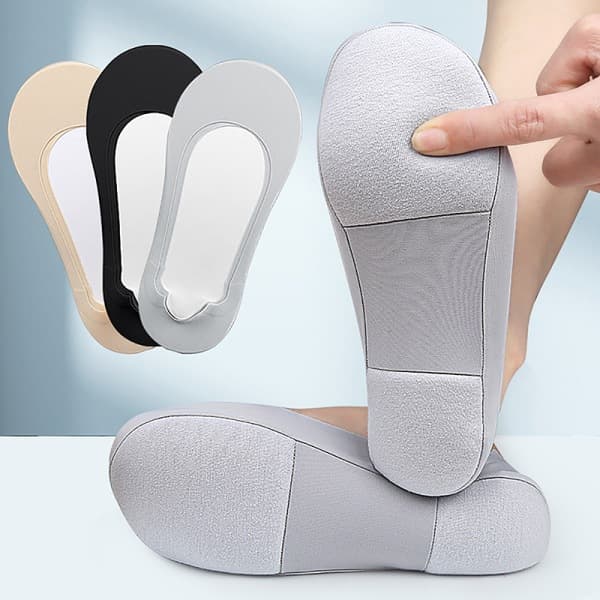 IC 3D Svangstøttestrømper Fodmassage Sundhedspleje Komfort Ortopædisk Sort