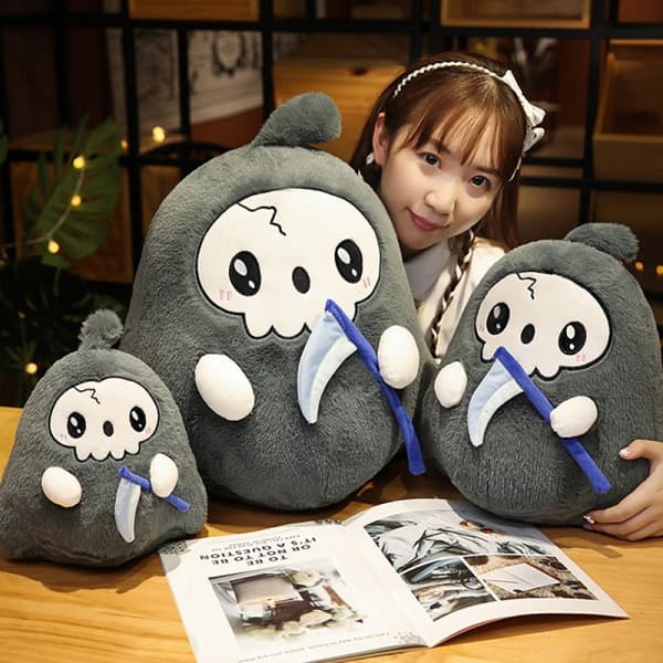 IC Hvit Tie Dye Ghost e Plushies Tegneserie Dukke B-M